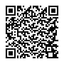 電話番号のQRコード +19787240792