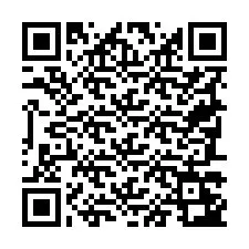 Código QR para número de telefone +19787243449