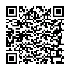 QR Code สำหรับหมายเลขโทรศัพท์ +19787636226