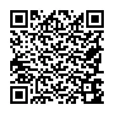 QR-koodi puhelinnumerolle +19787642137