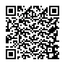 Código QR para número de teléfono +19787642223