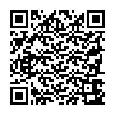 電話番号のQRコード +19787643870
