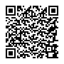 Código QR para número de teléfono +19787980019