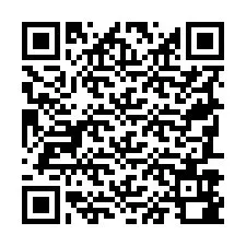 Código QR para número de telefone +19787980540