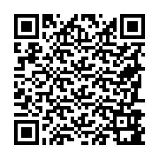 QR kód a telefonszámhoz +19787981256