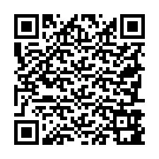 Código QR para número de telefone +19787981434