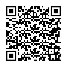 QR Code สำหรับหมายเลขโทรศัพท์ +19792161825