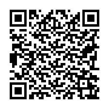 Código QR para número de teléfono +19792267125