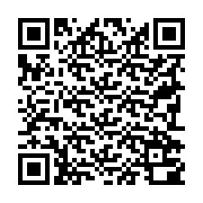 QR-Code für Telefonnummer +19792700620