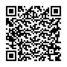 Código QR para número de teléfono +19792708562