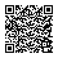 Código QR para número de teléfono +19792920319