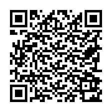 Código QR para número de teléfono +19792922387