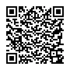 Código QR para número de teléfono +19797342180