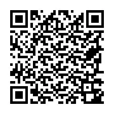 Codice QR per il numero di telefono +19797342227