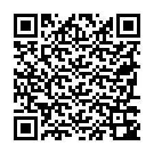 Código QR para número de teléfono +19797342274