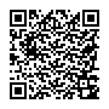 Código QR para número de telefone +19797342576