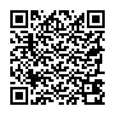 QR код за телефонен номер +19797420044