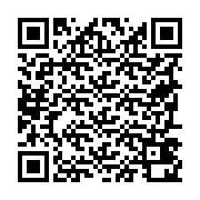 Código QR para número de telefone +19797420256