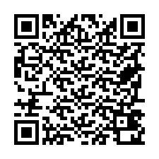 Código QR para número de telefone +19797420267