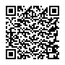 Código QR para número de teléfono +19797420304