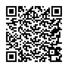 QR-Code für Telefonnummer +19797420445