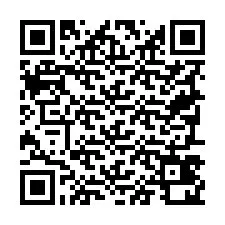 Código QR para número de telefone +19797420449