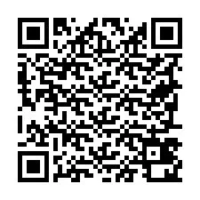 QR Code pour le numéro de téléphone +19797420496