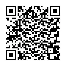 Codice QR per il numero di telefono +19797420500