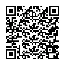 QR-code voor telefoonnummer +19797420605