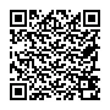 QR-Code für Telefonnummer +19797420647