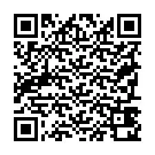 Código QR para número de teléfono +19797420831