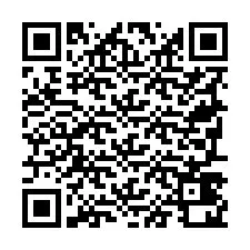 QR kód a telefonszámhoz +19797420934