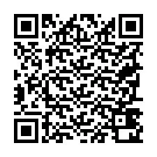 Código QR para número de teléfono +19797420979