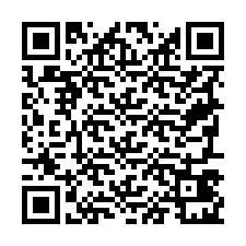 Código QR para número de telefone +19797421001