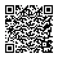 Kode QR untuk nomor Telepon +19797421021