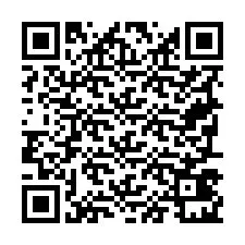 QR-code voor telefoonnummer +19797421195