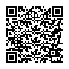 Código QR para número de telefone +19797421255