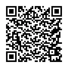 QR-Code für Telefonnummer +19797421371