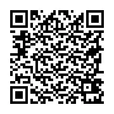 QR-Code für Telefonnummer +19797421662