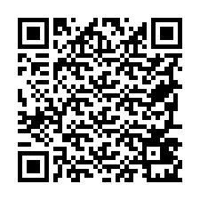 Kode QR untuk nomor Telepon +19797421713