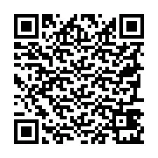 Kode QR untuk nomor Telepon +19797421818