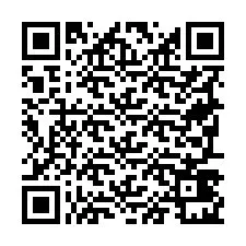 Código QR para número de teléfono +19797421932