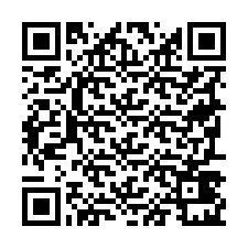 Codice QR per il numero di telefono +19797421952