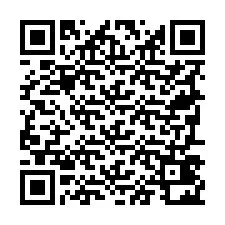 QR-code voor telefoonnummer +19797422254