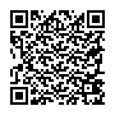 QR kód a telefonszámhoz +19797425302