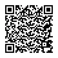 QR kód a telefonszámhoz +19797434155