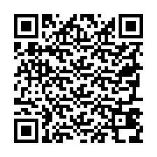 QR kód a telefonszámhoz +19797438008