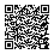 Código QR para número de teléfono +19797580106