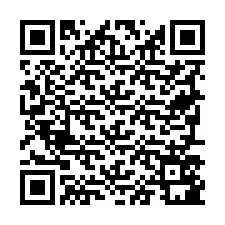 Código QR para número de teléfono +19797581686