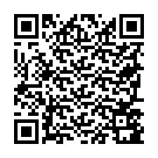 QR Code pour le numéro de téléphone +19797581726